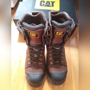 Caterpillar Men's Work Boots, Size 8 wide